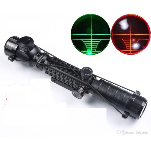 3-9x32 Eg  Spike  Zoomlu Av Tüfeği Dürbünü Tüfek çift Işık Kaynaklı